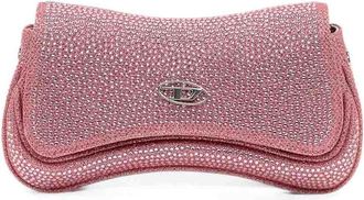 Diesel Crystal-Embellished Clutch Bag