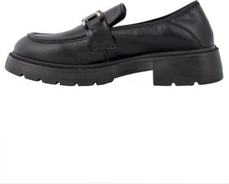 Cesare Gaspari Platform Loafers Juana - Zwart - Dames - Loafers - Zwart - 42 EU - Leer - Schoenen