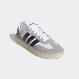 adidas Sneaker ADIDAS SPORTSWEAR BARREDA DECODE, Herren, Gr. 44,5, schwarz-weiss (cloud wei&szlig;, core schwarz, grau two), Leder, Textil, Schuhe Sneaker, inspiri