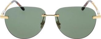 Fred Perry Stijlvolle Eyewear met 58mm Lensbreedte - unisex - Zonnebrillen - Geel - ONE Size - Accessoires