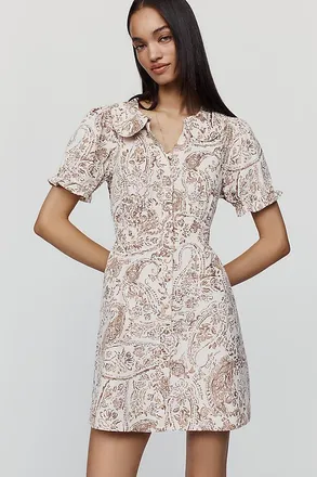 Pilcro Keira 100% Cotton Corduroy Mini Dress