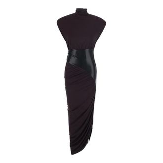 Andamane Dames, Jurken, Paars, Maat: M Viscose
