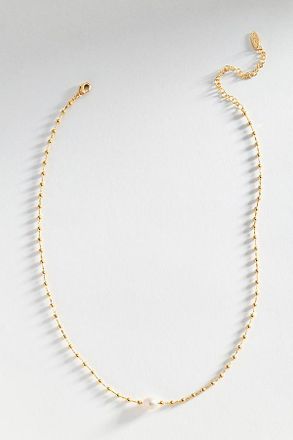 Anthropologie Pearl Solo Necklace