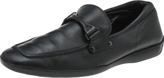 Tod's Tods Black Leather Slip On Loafers