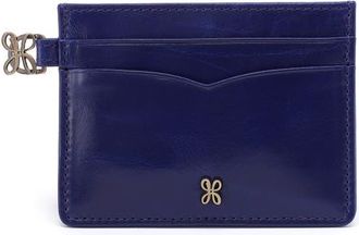 Hobo Charmed Leather Card Case in Winter Violet at Nordstrom