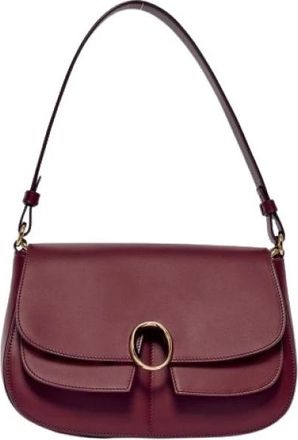Orciani Kate Alba Schoudertas - Dames - Schoudertassen - Bruin - ONE Size - Leer - Tassen