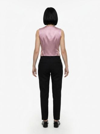 Dolce & Gabbana Damask Silk-Blend Waistcoat - Pink