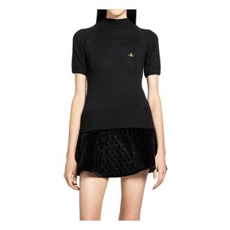 Vivienne Westwood Turtlenecks, female, Black, Size: M Bea Turtleneck Top