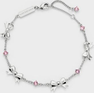Charles & Keith Paige Bow Crystal Bracelet