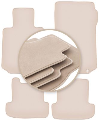 OEM Alfombrillas Premium Beige Para: Mercedes W207 Coup&eacute; Clase E 2009