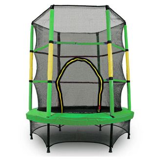 OEM Verde-amarillo-trampol&iacute;n Para Casa Y Jard&iacute;n 140 Jf