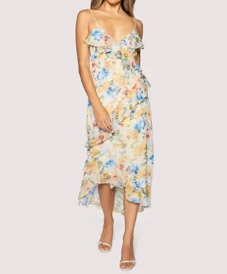 Lost + Wander Garden Afterglow Maxi Dress In Multi Floral