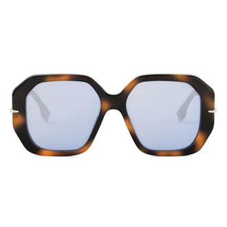 Fendi Sunglasses, unisex, Brown, Size: 54 MM Selleria Sunglasses