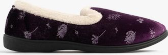 Jojoe Womens Jo & Joe ANNIE Womens Full Slippers Purple - Size: 5