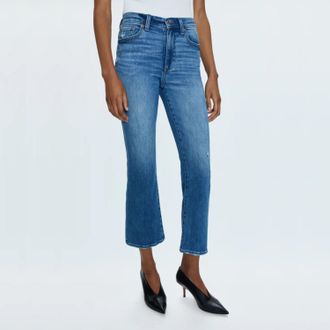 Pistola Denim Lennon High Rise Crop Boot Pant In Fling Vintage