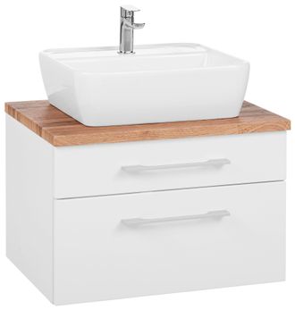 WELLTIME Waschbeckenunterschrank »Davos« Badmöbel, Waschtisch inkl. Waschbecken, Breite 60 cm