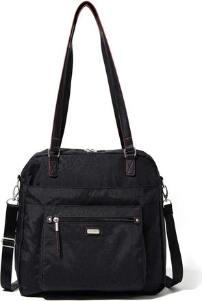Baggallini Overnight Expandable Laptop Tote Weekender Bag with RFID Wristlet