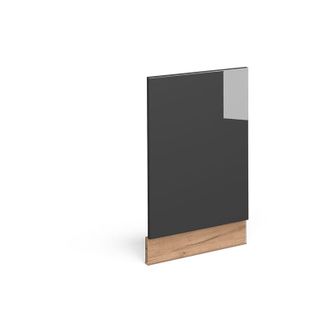 Vicco Panel Frontal Fame-line, Antracita Alto Brillo, 45 Cm Sin Encimera