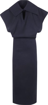 Issey Miyake Dress Black Calligraph