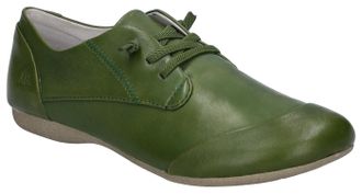 Josef Seibel Slipper JOSEF SEIBEL Fiona 01, Damen, Gr. 36, gr&uuml;n, Leder, Schuhe Slipper, Komfortschuh, Schlupfschuh mit elastischer Zierschn&uuml;rung