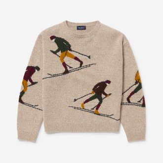 Oliver Sweeney Mens Lambswool Crew Neck Jumper - Navy - Size 2XL