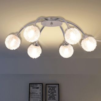 vidaXL L&aacute;mpara De Techo Con 6 Bombillas Led G9 240 W Vidaxl