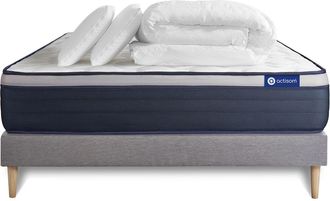 Actisom Pack Colch&oacute;n Gris L&aacute;tex Y Espuma Viscoel&aacute;stica 200 X 200