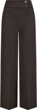 Nicowa Dames, Broeken, Bruin, Maat: XS Leer