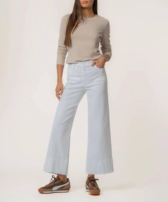 Kut from the Kloth Meg Front Pin Tuck Jeans In Optic White