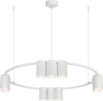 OEM L&aacute;mpara Colgante (c&iacute;rculo) Genesis Blanco 10xgu10