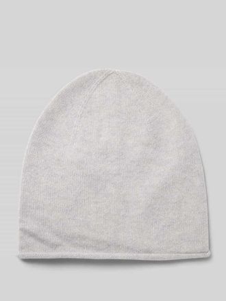 Christian Berg Strickm&uuml;tze aus reinem Kaschmir in Mittelgrau Melange, Gr&ouml;&szlig;e 1