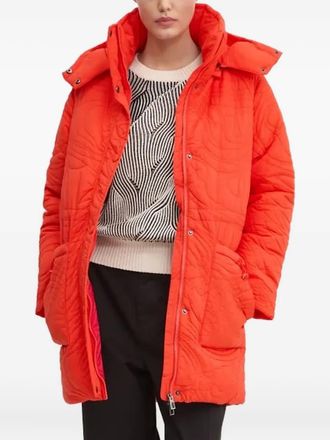 Desigual Gewatteerd jack met capuchon - Oranje