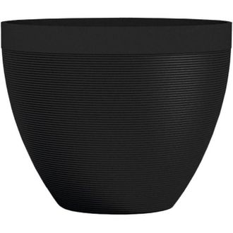 OEM Maceta De Flores - Garden Id - Green Care Impact Negro-antracita - 30 X 26 Cm - Garant&iacute;a De 10 A&ntilde;os - 100% Reciclado - Resistente A Uv/hielo