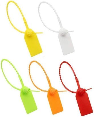 OEM Etiquetas Para Bridas De Cables, 100 Etiquetas De Pl&aacute;stico Para Bridas De Cables, Etiquetas De Marca Con Cierre Autom&aacute;tico, Para Ropa, Zapatos, Bolsos