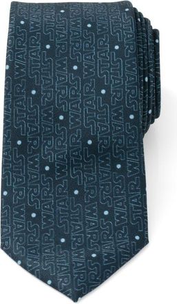 Cufflinks Inc. Star Wars Logo Tie in Blue at Nordstrom