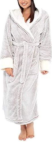 ORANDESIGNE Chemise de Nuit Femme Robe de Chambre en Peluche a Capuche Manche Longue Peignoir Polaire Chaud Couleur Unie Grande Taille Extra Long Luxe Super Doux des 26 99 sur Stylight