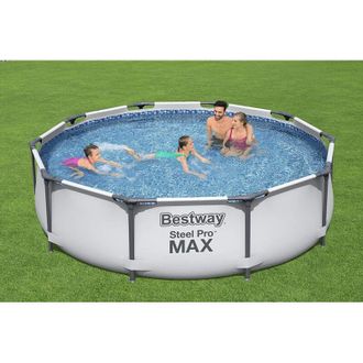 Bestway Piscina Pvc Circular 366x76cm Cartucho 6473lt Steel Pro Fp
