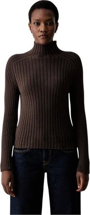 Marc O'Polo Maglione a collo alto - - Knitwear - Donna - Marrone - L