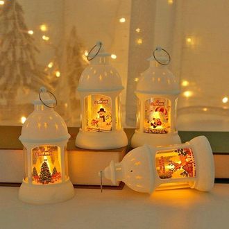 OEM Iluminaci&oacute;n Decorativa Navide&ntilde;a, Luz Nocturna De Escritorio, Farol Led Retro, L&aacute;mpara Colgante, 13,5 Cm De Alto, 6,8 Cm De Di&aacute;metro