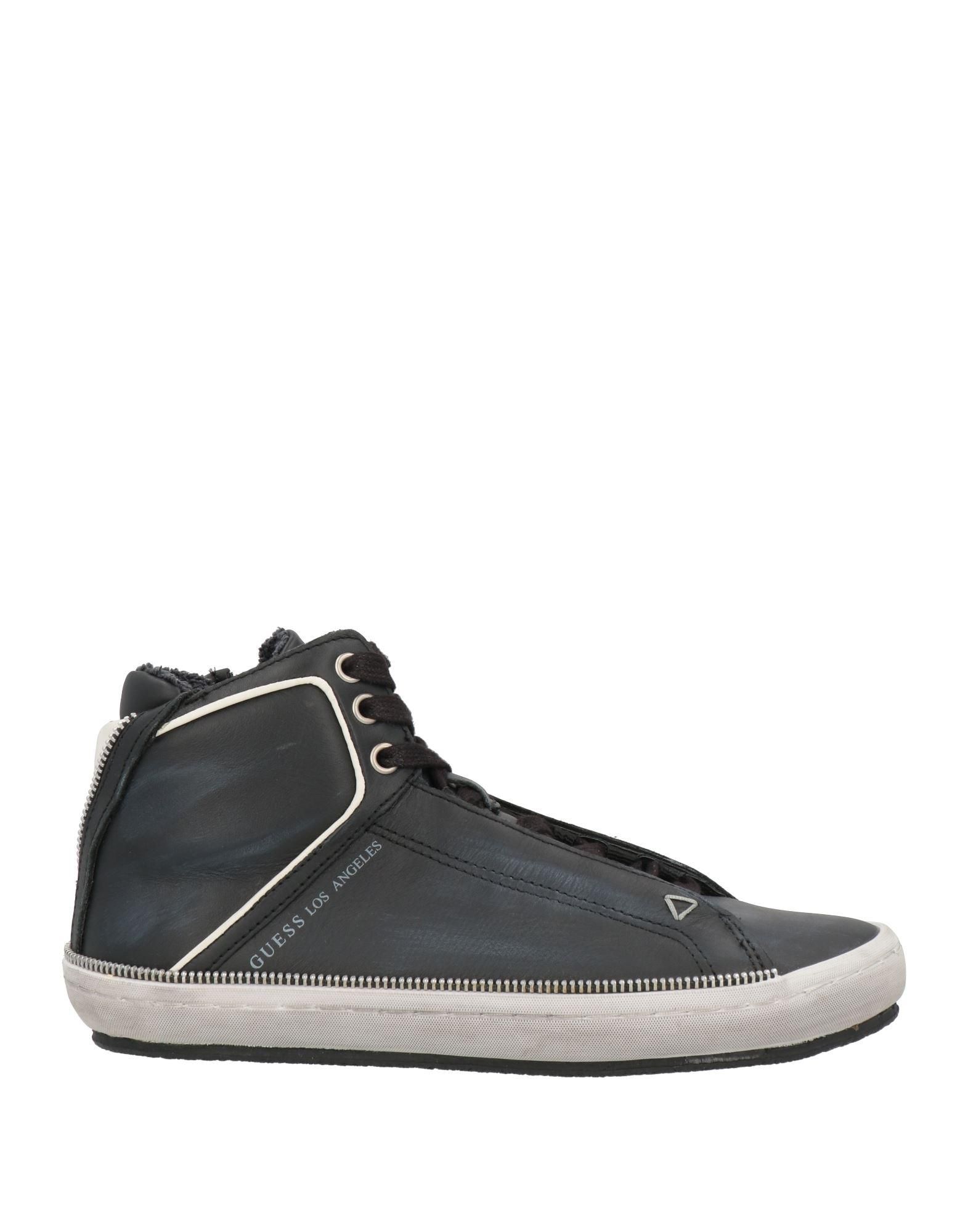 Guess black high top sneakers clearance