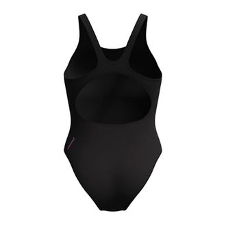 Speedo Badeanzug SPEEDO, Damen, Gr. 34, N-Gr, schwarz (schwarz, lila), Obermaterial: 100% Polyester, Badeanz&uuml;ge Badeanzug