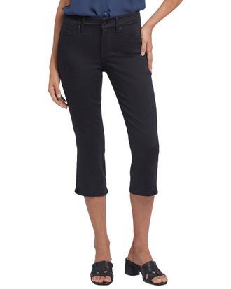 NYDJ Nydj Petite Marilyn Black Crop Jean