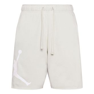 Nike Jordan Mens Air Jordan Flying Man Logo Training Knit Breathable Sports Shorts White DV5028-104
