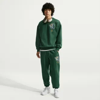 Nike Mens Solo Fleece Cuffed Pants in Grey | IZ3199-015