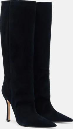 Gucci Naomi suede knee-high boots