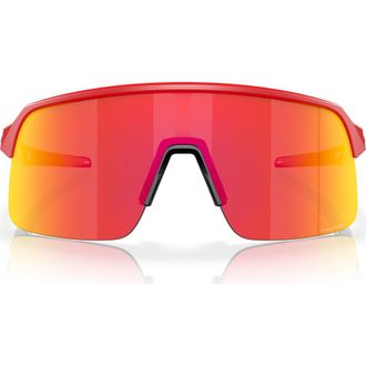 Oakley Sutro Lite 139mm Prizm Wrap Shield Sunglasses in Ruby at Nordstrom