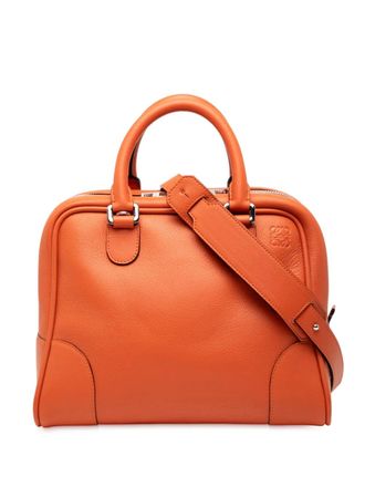 Loewe 2014 Medium Leather Amazona 75 satchel - women - Calf Leather - One Size - Orange
