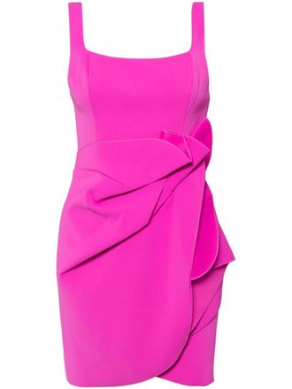 Acler Hewto midi dress - women - Polyester/Polyester/Spandex/Elastane - 12 - Pink