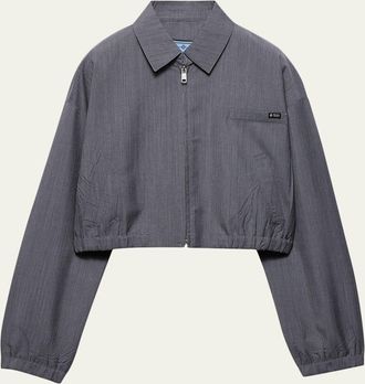 Prada Light Mohair Blouson Jacket