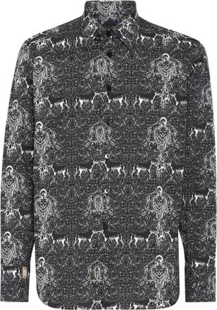 Billionaire Boys Club Heren, Overhemden, Zwart, Maat: 3XL Denim